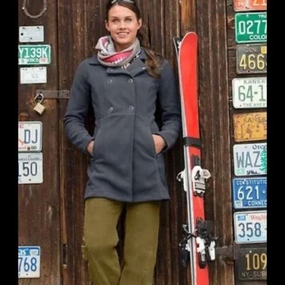 ‎Athleta Switchback Fleece Peacoat Brown Medium - Picture 14 of 15